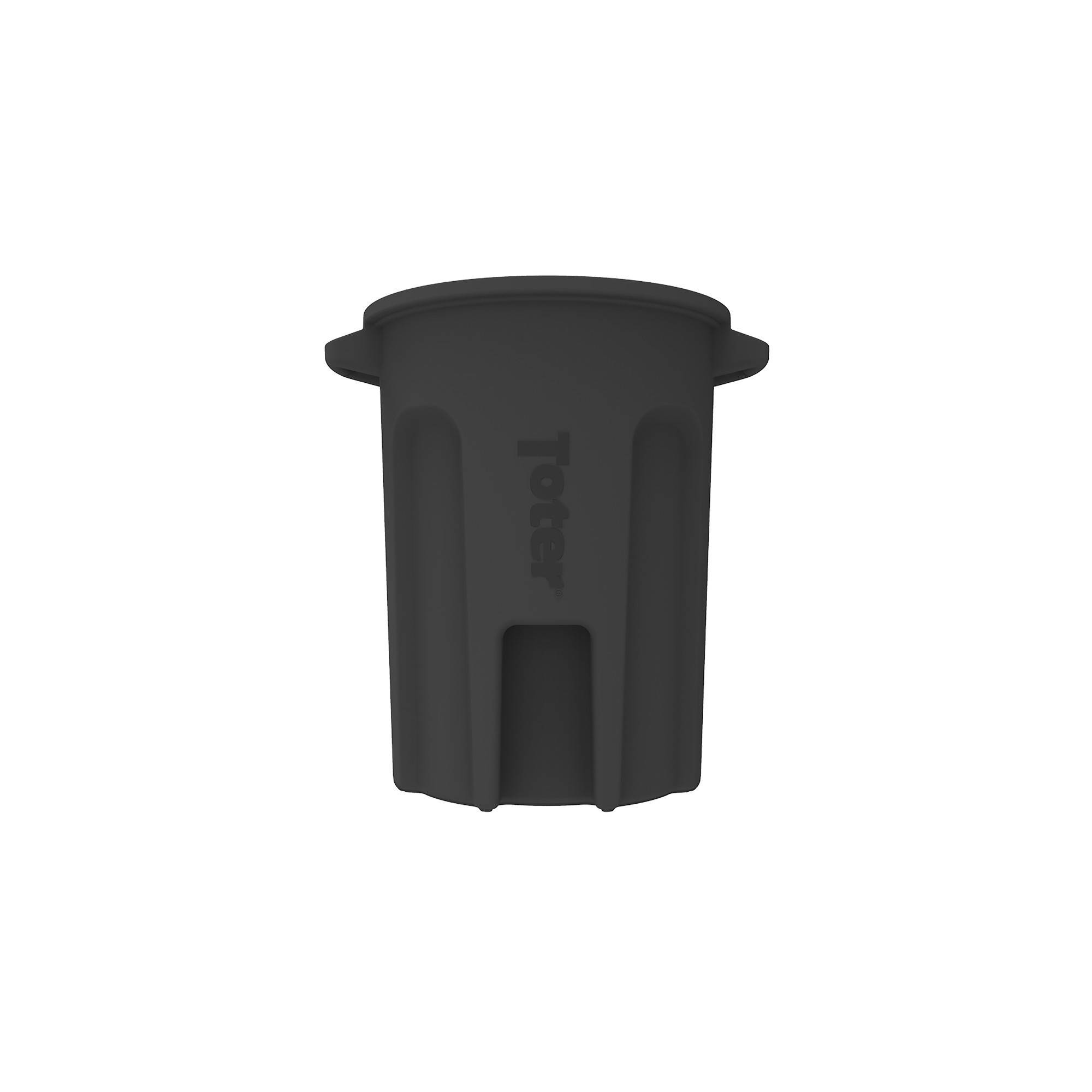 TOTER, 32 Gallon Round Trash Can with Lift Handle - Black, Capacity 32 Gal, Color Family Black, Material Molded Plastic, Model# RND32-B